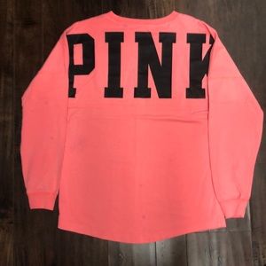 Pink long sleeve top